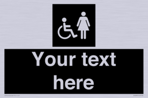 Custom information: black panel disabled and female